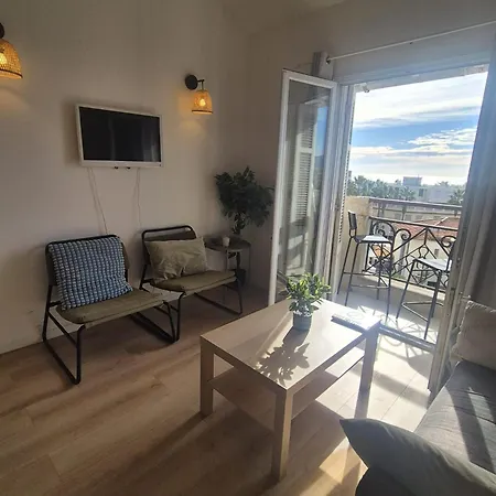 Le Nid D Azur Duplex Vue Centre Lägenhet Antibes